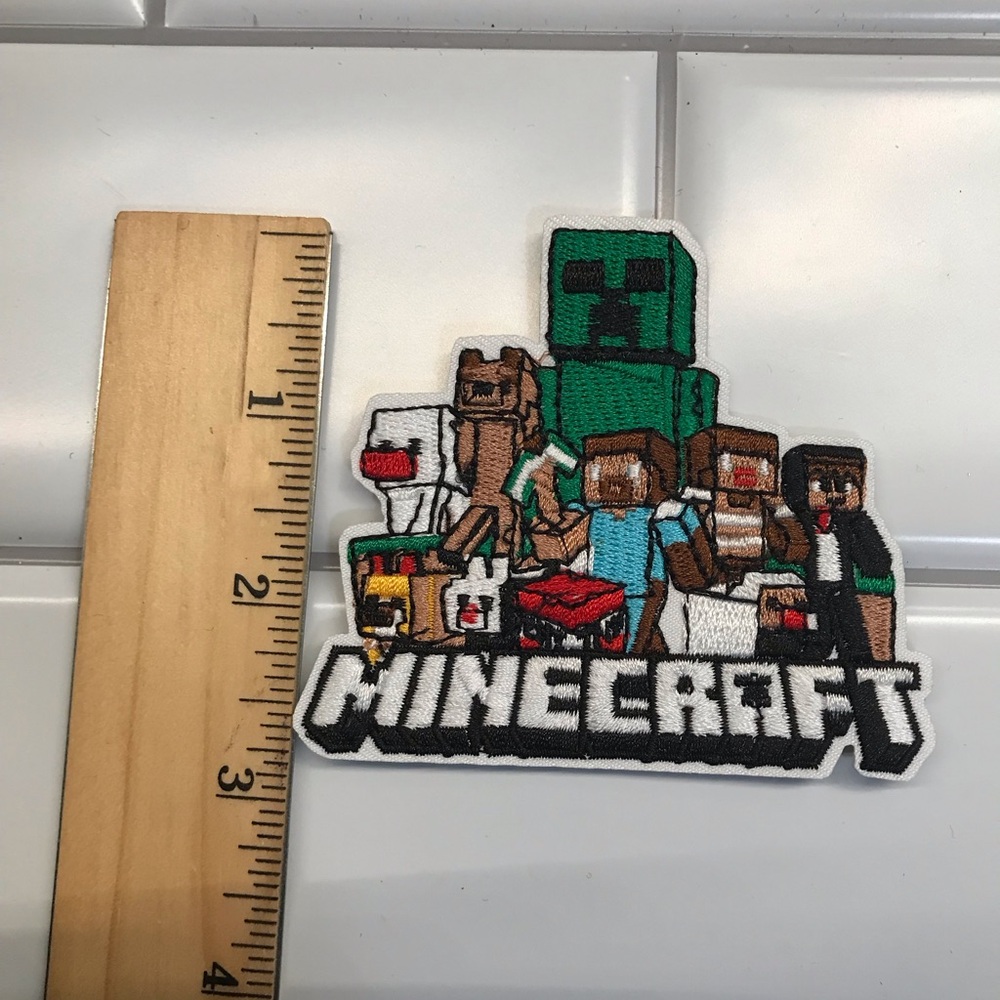Minecraft Embroidered Iron on Patch